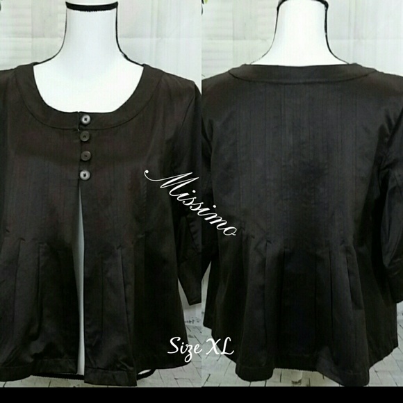 Mossimo Smocked Top Size XL Brown - Picture 1 of 8